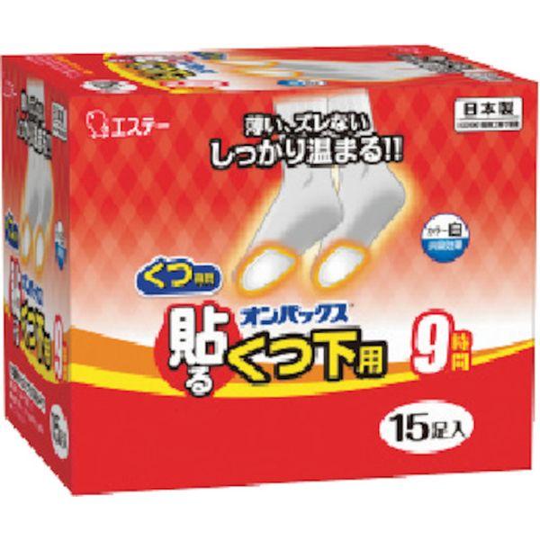 他サイト： エステー(株) エステー カイロ 貼るオンパックスくつ下用 白 15足 ST45402-TN WO店の商品画像