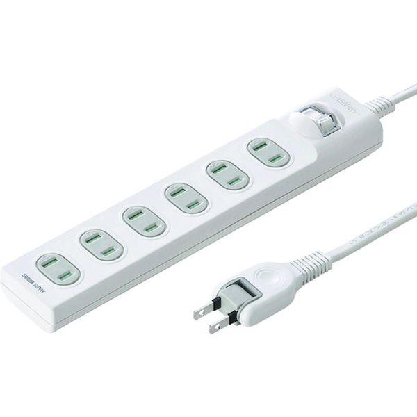 他サイト： TAPTSH610SWN  サンワサプライ(株) SANWA 火災予防安全タップ TAP-TSH610SWN WO店の商品画像