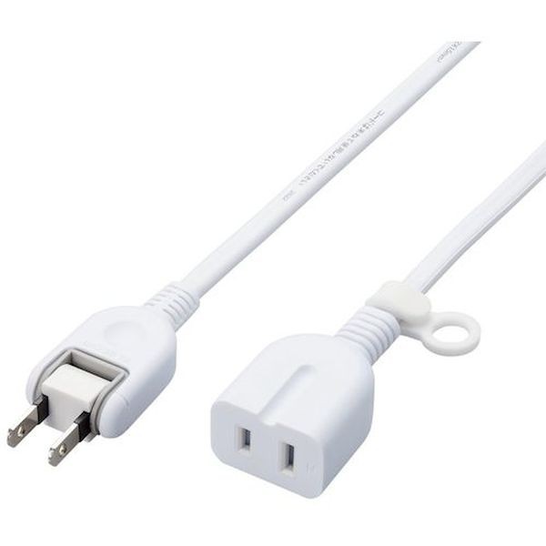 他サイト： TX012120WH エレコム(株) エレコム 延長タップ スタンダード ホコリ防止シャッター付 2.0m ホワイト TX012の商品画像