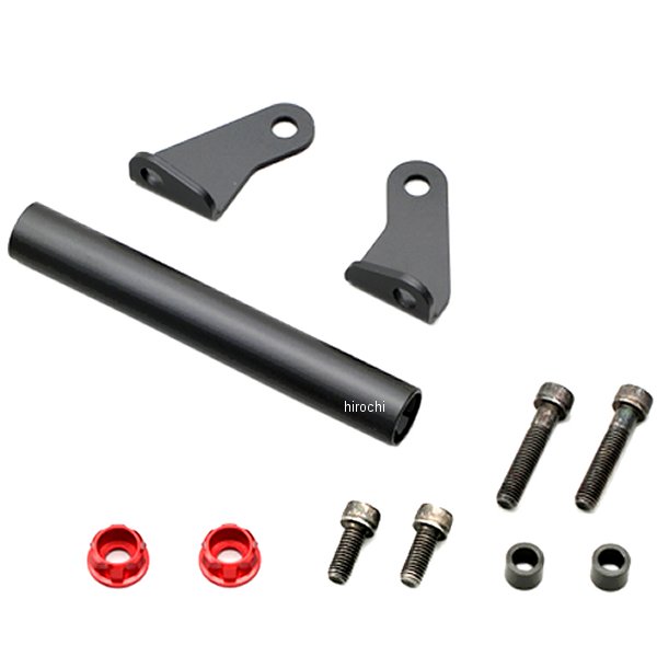 他サイト： デイトナ マルチバーホルダー 黒/赤 08年-12年 Ninja250R、13年-17年 Ninja250 WO店の商品画像