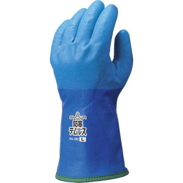 他サイト： NO282RL  ショーワグローブ(株) ショーワ 防寒手袋 No282防寒テムレス ブルー Lサイズ NO282RL-TN Wの商品画像