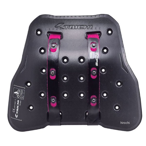 他サイト： TRV063 RSタイチ TECCELL チェストプロテクター ボタンタイプ 黒/ピンク レディースサイズ 4997035686の商品画像