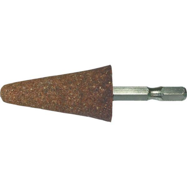 他サイト： (株)イチネンMTM RELIEF 六角軸 軸付砥石 金属用(WA) 傘型 φ25×50mm 27807 WO店の商品画像