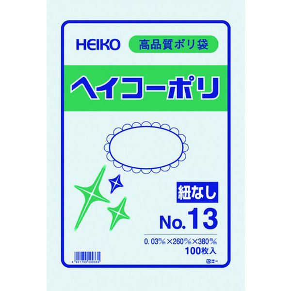 他サイト： (株)シモジマ HEIKO ポリ規格袋 ヘイコーポリ 03 No.13 紐なし 100枚入り 006611301-TN WO店の商品画像