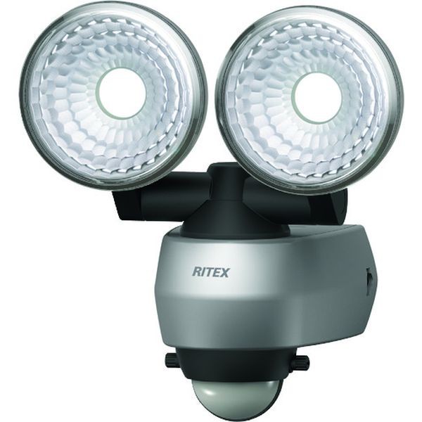 他サイト： LEDAC315  (株)ムサシ ライテックス 7.5W 2灯 LEDセンサーライト LED-AC315 WO店の商品画像