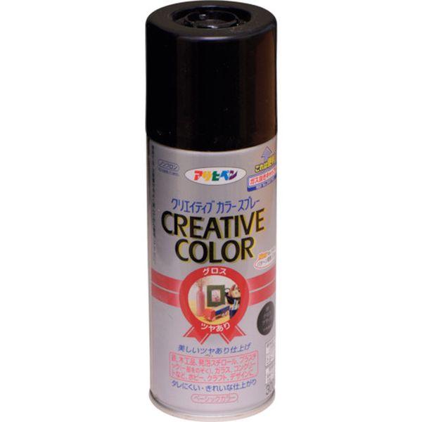 他サイト： (株)アサヒペン アサヒペン クリエイティブカラースプレー 300ML 89グロスブラック 503459-TN WO店の商品画像