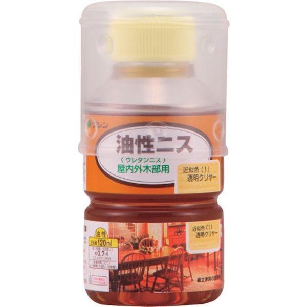 他サイト： 和信ペイント(株) 和信ペイント 油性ニス 透明クリヤー 120ml 5316635-TN WO店の商品画像