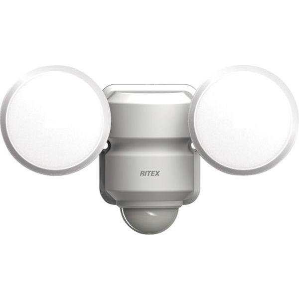 他サイト： LEDAC206  (株)ムサシ ライテックス 5W×2灯LEDセンサーライト LEDAC206-TN WO店の商品画像