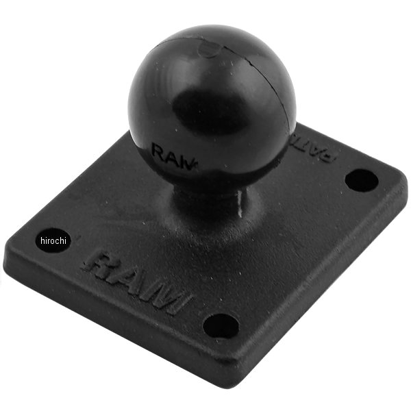 他サイト： ラムマウント RAM Mounts 2インチx1.7インチベース(AMPSホールパターン) 汎用 黒 4548664913831の商品画像
