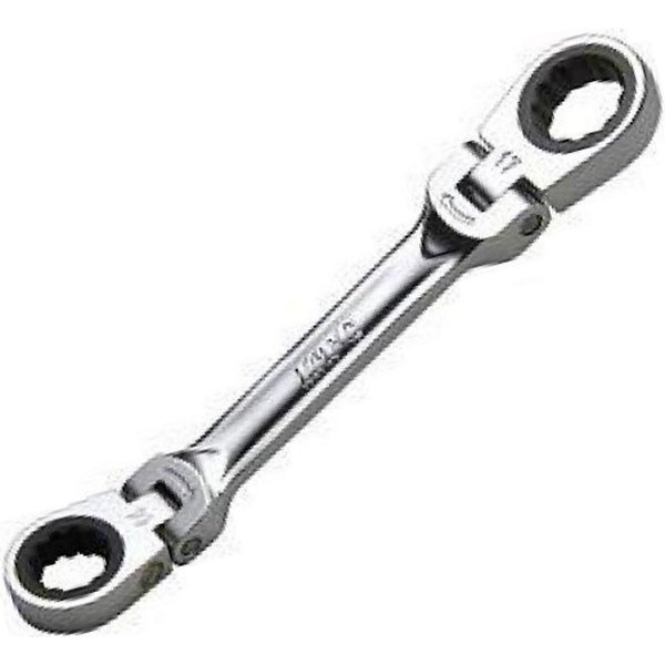 他サイト： KTC ラチェットめがねレンチ(両頭型首振りタイプ) 13mm×15mm MR1A-1315F WO店の商品画像