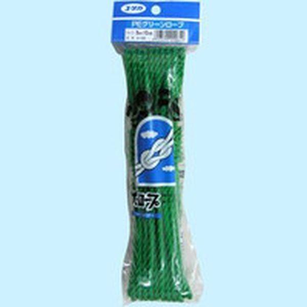 他サイト： A68  (株)ユタカメイク ユタカメイク ロープ PEロープグリーン 5φ×10m A688200-TN WO店の商品画像