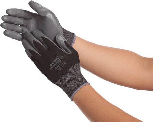 他サイト： NO370S3PBK  ニトリルゴム背抜き手袋 組立グリップ3双パック ブラック Sサイズ NO370S3PBK-TN WO店の商品画像