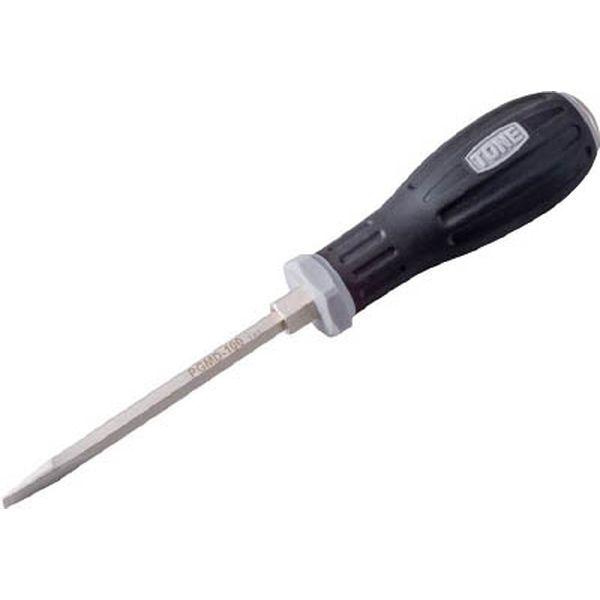 他サイト： PGMD075  TONE(株) TONE パワーグリップドライバー(貫通) (-)0.8X5.5 PGMD075-TN WO店の商品画像