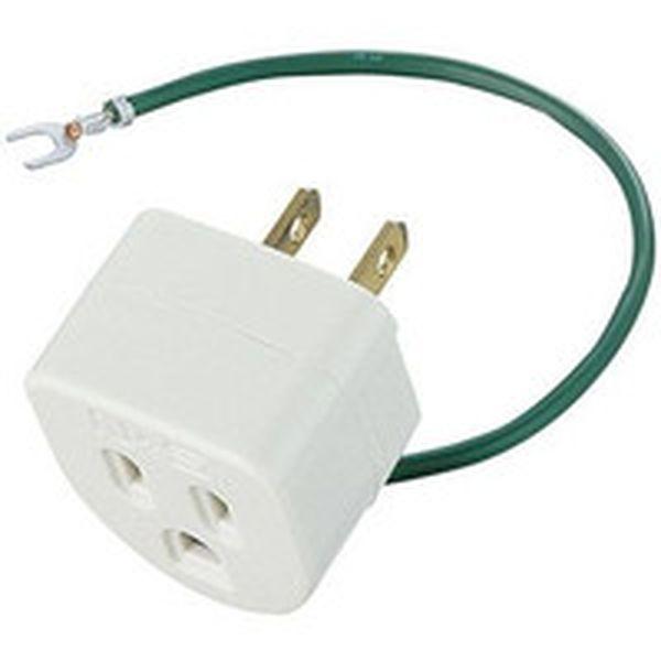 他サイト： TH32N  エレコム(株) エレコム タップ ノイズOAアダプタ 3ピンー2ピン変換プラグ TH32N-TN WO店の商品画像