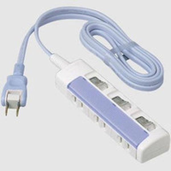 他サイト： パナソニック(株)エレクトリックワークス社 パナソニック ザ・タップスイッチ 3コ口 2mコード付 WHS2623DKP-TN の商品画像