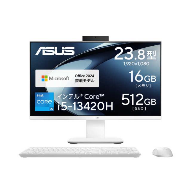 他サイト： ASUS エイスース デスクトップパソコン V400 AiO (V440VAK) [ 23.8型 / Win11 Home / の商品画像