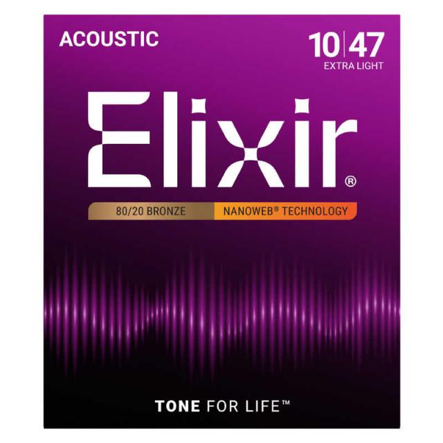 他サイト： ELIXIR アコースティックギター弦 #11002の商品画像