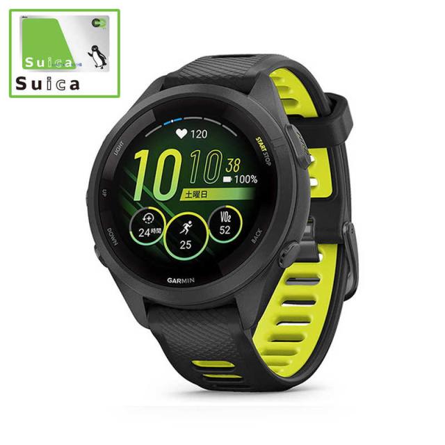他サイト： GARMIN スマートウォッチ Forerunner 265S Black(Suica対応)  010-02810-43の商品画像