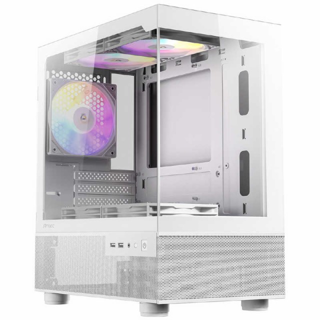 他サイト： ANTEC PCケース[Micro ATX /Mini-ITX]ホワイト CX200M RGB Elite Whiteの商品画像