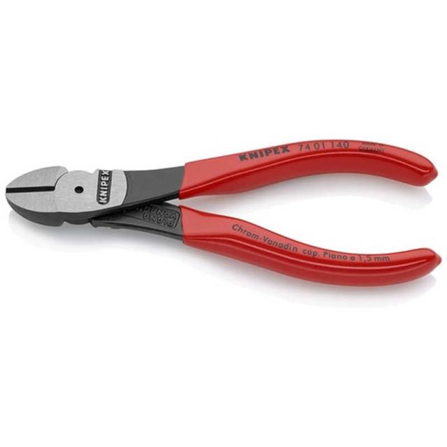 他サイト： KNIPEX社 KNIPEX 強力型ニッパー プラスチックハンドル 140mm(SB店頭展示パッケージ仕様) 7401140SBの商品画像
