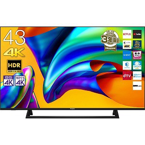 ハイセンス ４３ｖ型４ｋ対応液晶テレビ ４ｋチューナー内蔵 ｙｏｕｔｕｂｅ対応 ４３ｅ６８００ ブラック 標準設置無料 の通販はau Pay マーケット コジマ Au Pay マーケット店