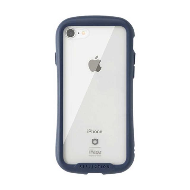 他サイト： HAMEE iPhone SE 第3世代/第2世代/8/7専用 iFace Reflectionハイブリッドガラスケース(ネイビの商品画像