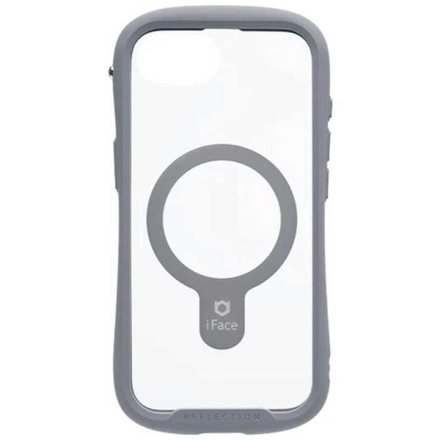 他サイト： HAMEE iPhone 16e iFace Reflection MagSynq 強化ガラスクリアケース iFace グレー の商品画像