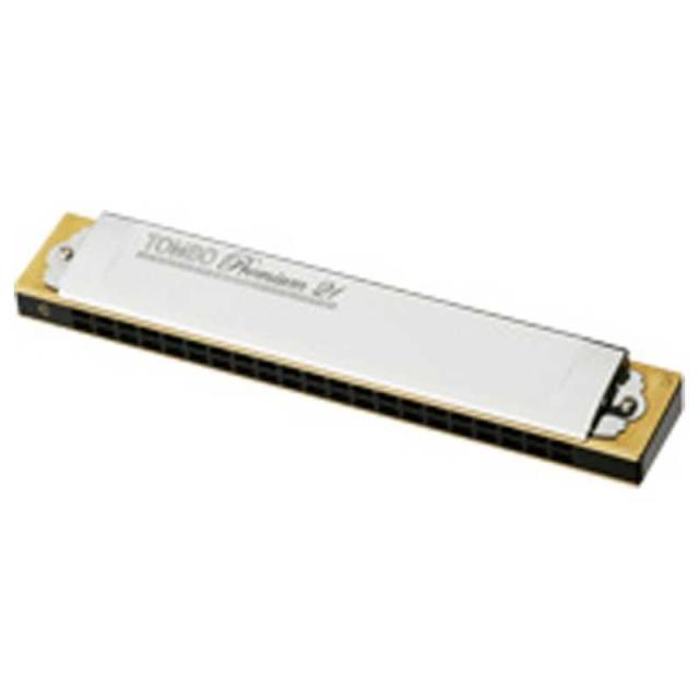 他サイト： トンボ楽器 複音ハーモニカ プレミアム21 21穴 Am調 No.3521(Am)の商品画像