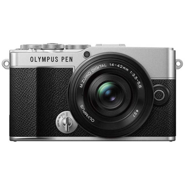 他サイト： オリンパス OLYMPUS ミラーレス 一眼 カメラ レンズキット PEN E-P7 14-42mm EZレンズキット シルバーの商品画像