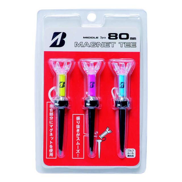 他サイト： ブリヂストン ゴルフ マグネットティー F (80mm 3本入り) GAGMGTの商品画像