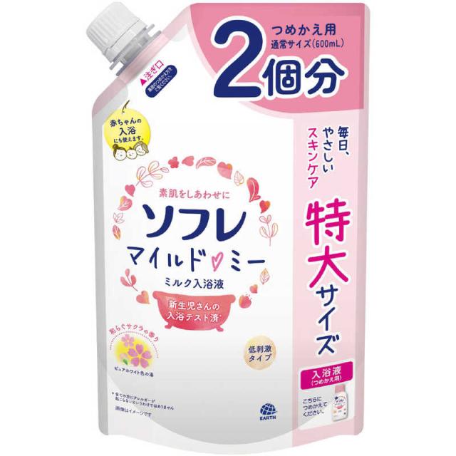 他サイト： アース製薬 ソフレ マイルド・ミー 和らぐサクラの香り 1200ml の商品画像