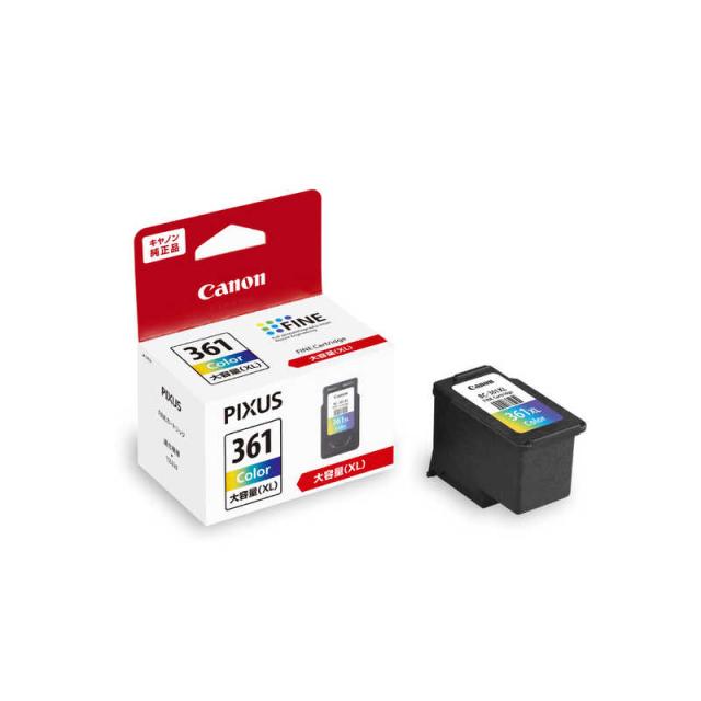 他サイト： キヤノン CANON 純正プリンターインク 3色カラー(大容量) BC-361XL 3色カラーの商品画像