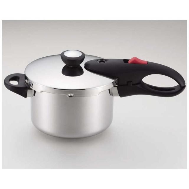 他サイト： パール金属 軽量単層NEO 片手圧力鍋 3.0L HB-1734の商品画像