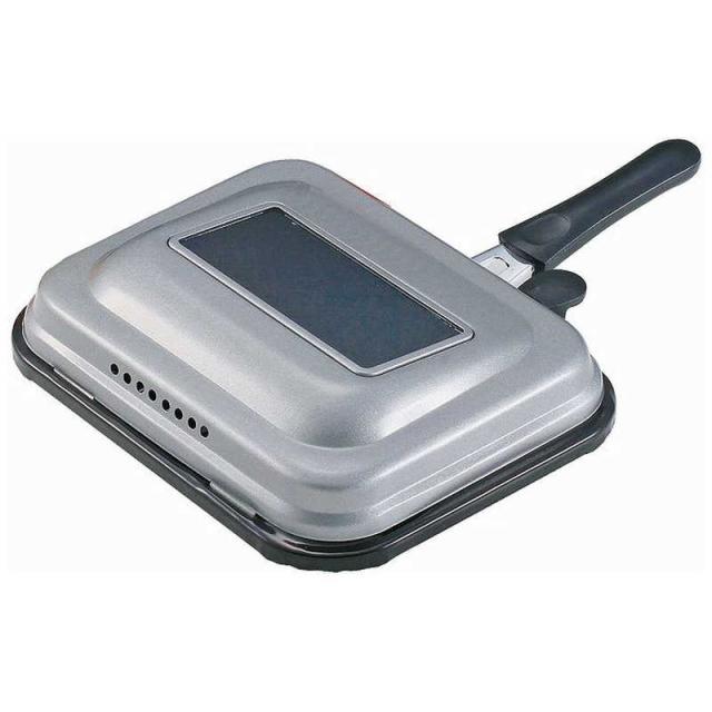 他サイト： パール金属 ホットグリル IH対応ガラス窓付ロースター HB6041の商品画像