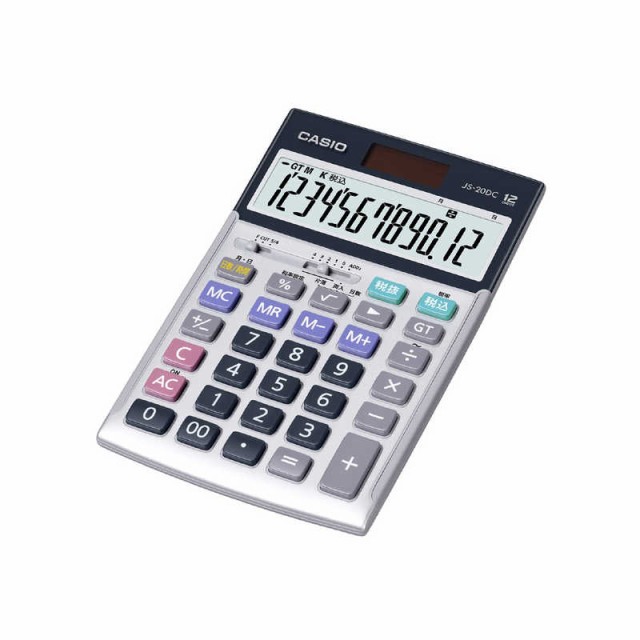 SALE／92%OFF】 アスカ 計算式表示電卓 ホワイト C1242W