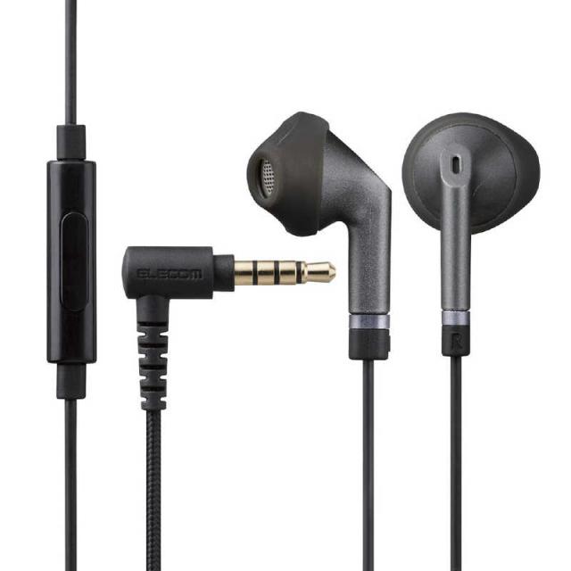 他サイト： エレコム ELECOM イヤホン インナーイヤー型 ブラック [φ3.5mm ミニプラグ] EHP-FS10IMBKの商品画像