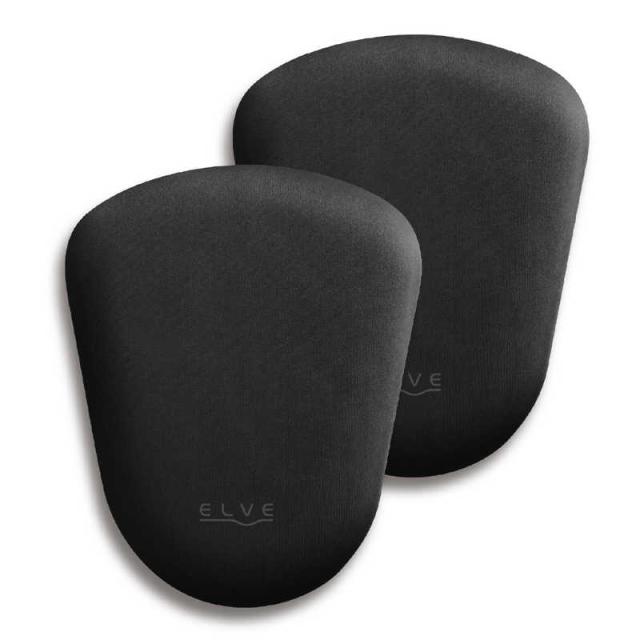 他サイト： エレコム ELECOM リストレスト 140x171x18mm エルボーレスト ELVE 扇形タイプ チャコールブラック MOHの商品画像