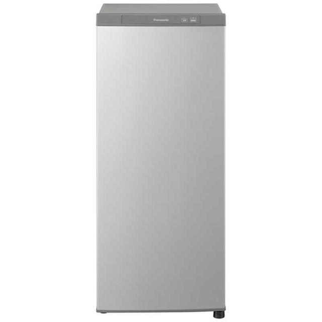 他サイト： パナソニック Panasonic 冷凍庫 1ドア 121L 右開き スリムタイプ ファン式 幅48cm シャイニーシルバー NRの商品画像