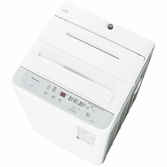 他サイト： パナソニック Panasonic 全自動洗濯機 洗濯5.0kg Fシリーズ ライトグレー NA-F5B3-H(標準設置無料)の商品画像