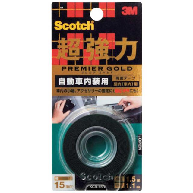 他サイト： 3Mジャパン スコッチ(R)超強力両面テープPG自動車内装用 15mmX1.5m スコッチ(R)チョウキョウリョクリョウメの商品画像