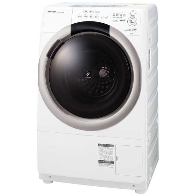 他サイト： シャープ SHARP ドラム式洗濯乾燥機 洗濯7.0kg 乾燥3.5kg ヒーター乾燥(水冷・除湿タイプ) (右開き) ベージュの商品画像