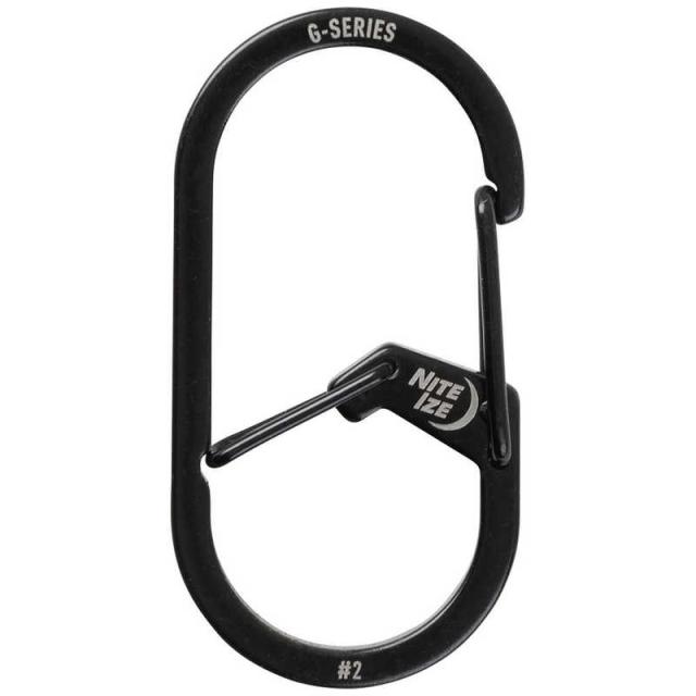 他サイト： NITE IZE NiteIze G カラビナー #2 ブラック NI59183の商品画像