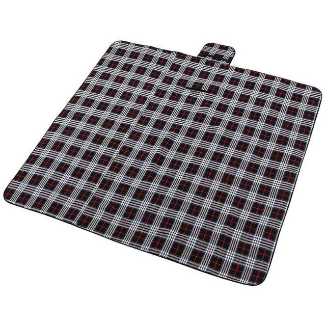 他サイト： キャプテンスタッグ アクリル起毛レジャーマット (200x200cm) ブラック UB-3004の商品画像