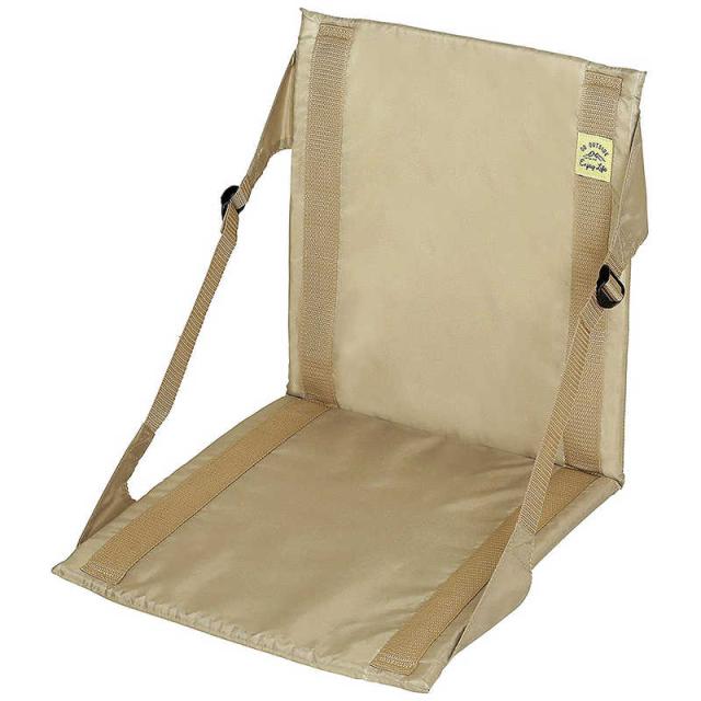 他サイト： キャプテンスタッグ モンテ FDチェア・マット(カーキ) [座椅子 /1人向け /単品] UB-3053の商品画像