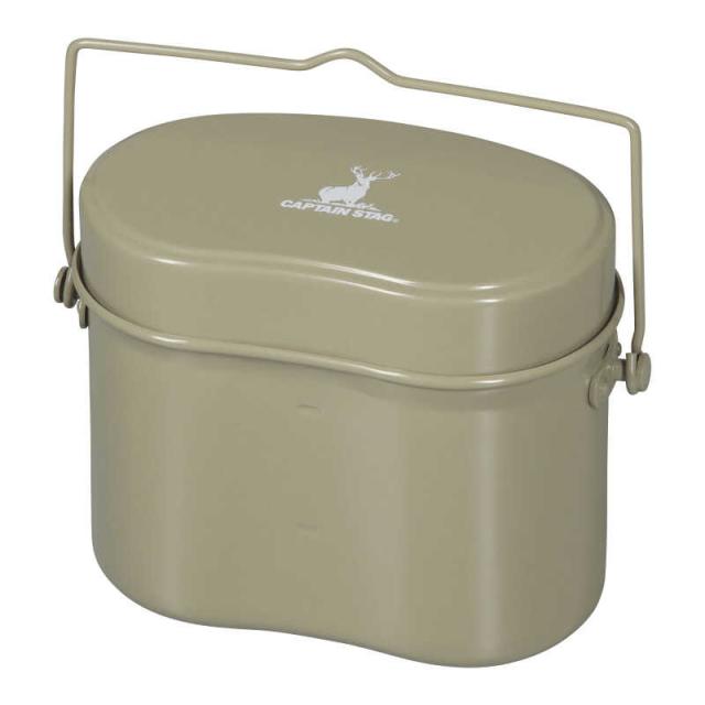 他サイト： キャプテンスタッグ 兵式ハンゴー4合(カーキ) カーキ UH-4119の商品画像