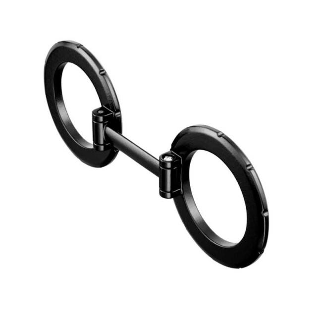 他サイト： AREA スマホ用デュアルマグネットリング マグネブル [スタンド機能/スマホ2台取付対応] ブラック MS-MAGBLE-GMの商品画像