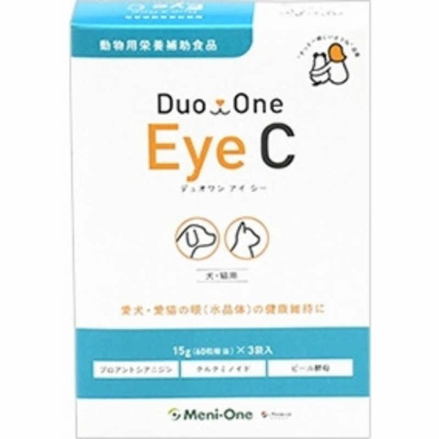 他サイト： メニワン DuoOneEyeC 犬猫用 180粒 の商品画像