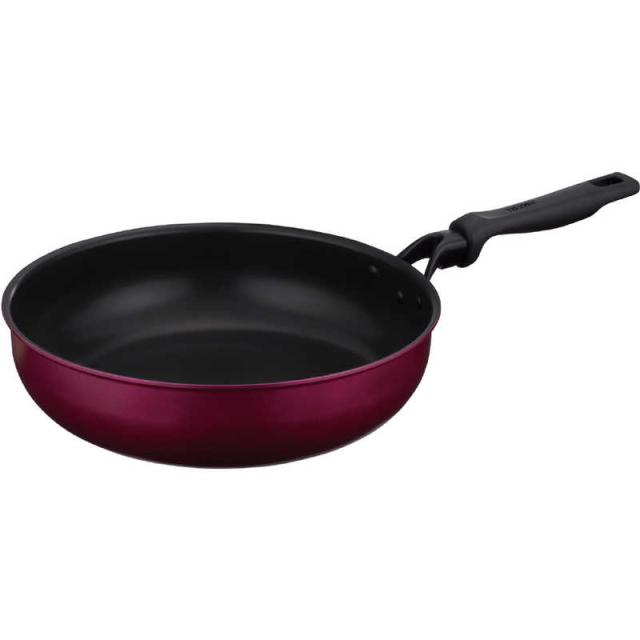 他サイト： サーモス ガス火・IH対応 デュラブルシリーズ 炒め鍋KFM30cm レッド [IH対応] KFM030DRの商品画像