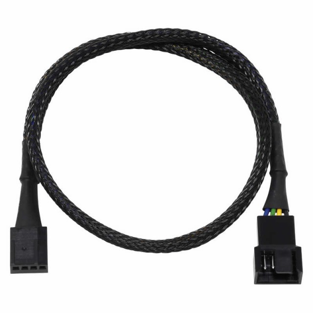 他サイト： アイネックス PWMファン用電源延長スリーブケーブル 40cm ブラック CA011Aの商品画像