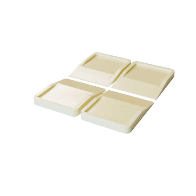 他サイト： タツフト 冷蔵庫など害虫・キズ凹み防止ゴムマット ホワイト TFI-7015Gの商品画像